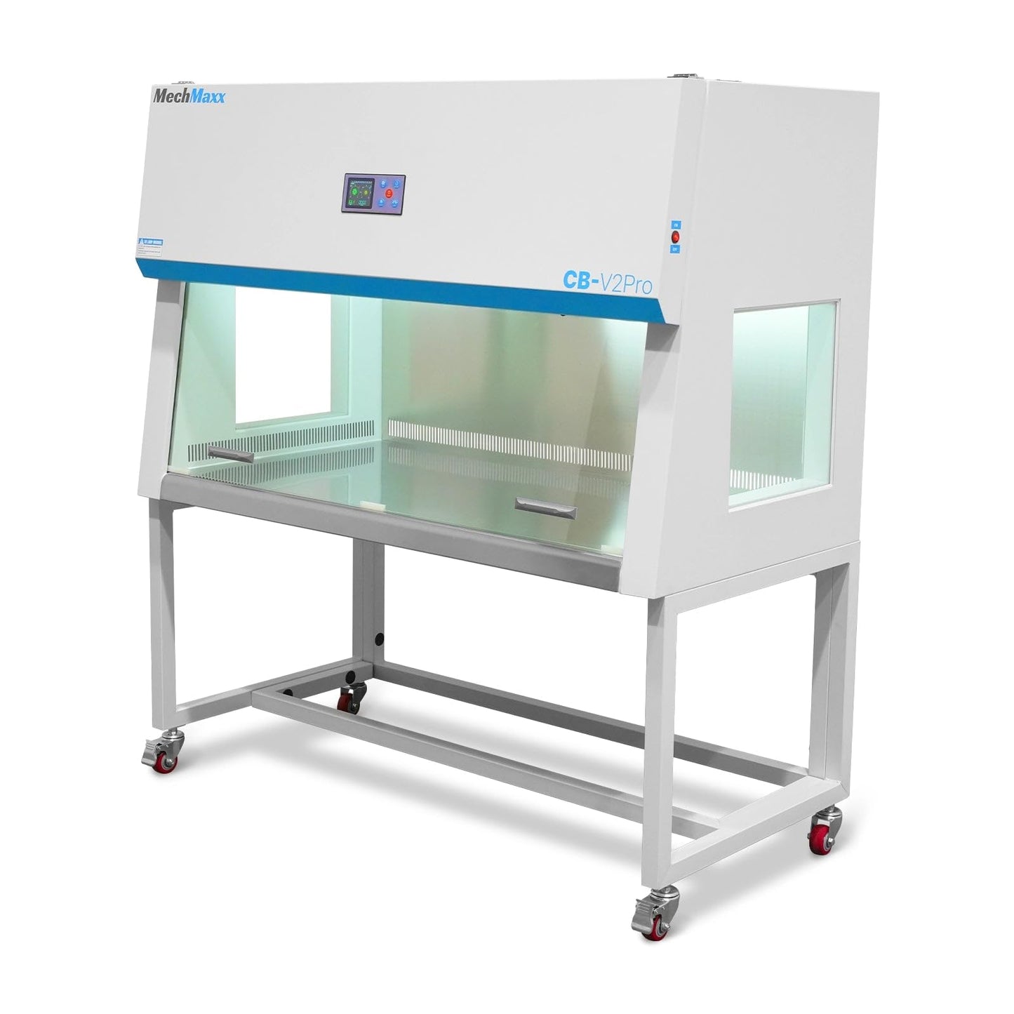 MechMaxx 57.5″ Wide CB-H2Pro Horizontal Laminar Flow Clean Bench with HEPA Filtration & UV Sterilization | ISO Class 5, CB-V2Pro