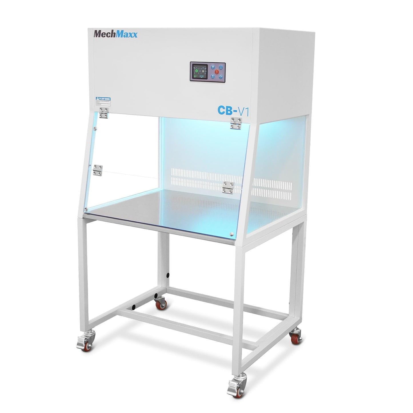 MechMaxx 33.9″ Wide CB-V1 Vertical Laminar Flow Clean Bench with HEPA Filtration & UV Sterilization | ISO Class 5,CB-V1