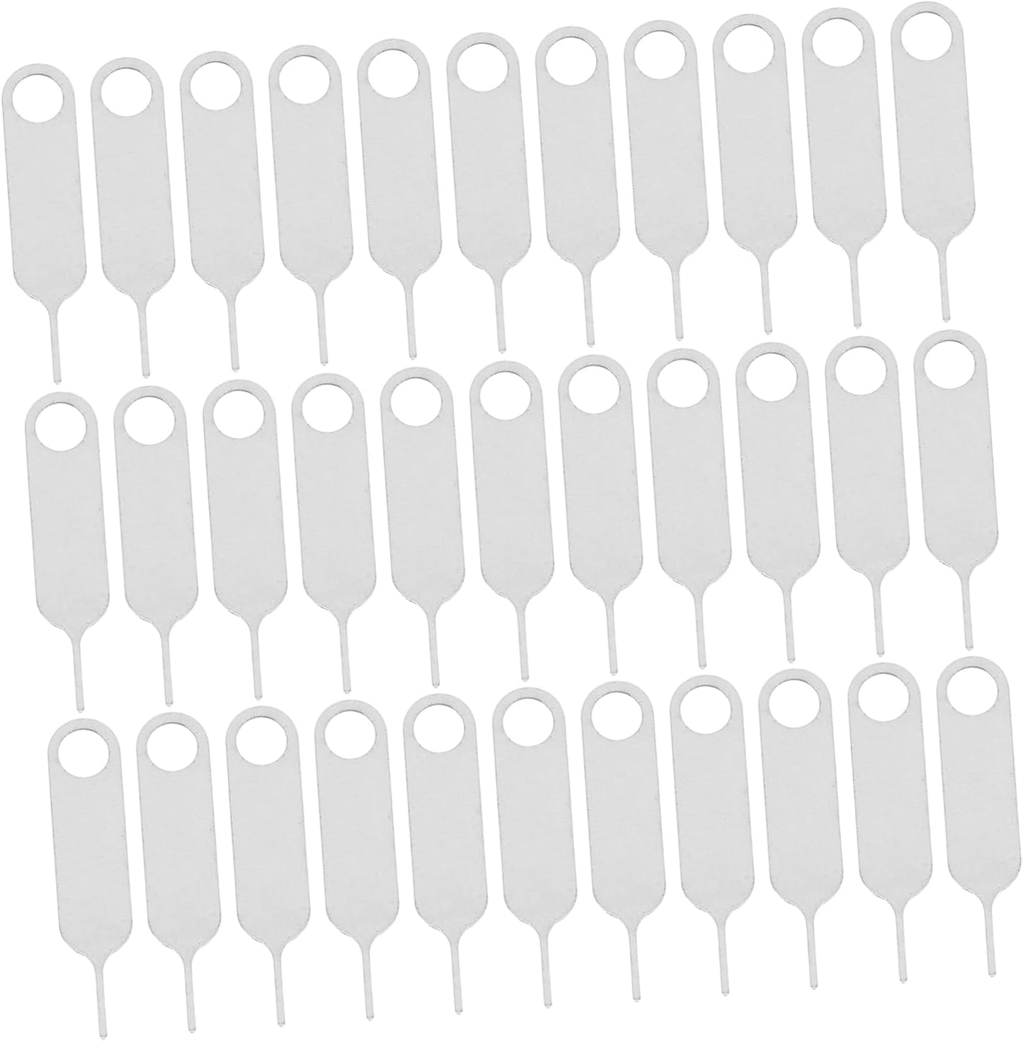 500pcs Sim Card Ejector Tool Durable Stainless Steel Mobile Phone Disassembly Pin Smooth Edges for Safe Handling