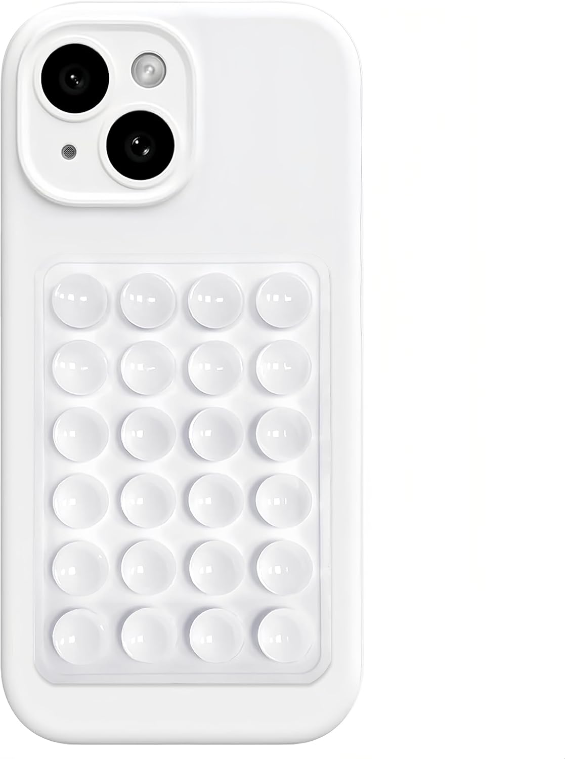 AZXYI Silicone Suction Phone Case Mount, Silicon Adhesive Suction Cup Phone Mount, Non Slip Sticky Phone Grip