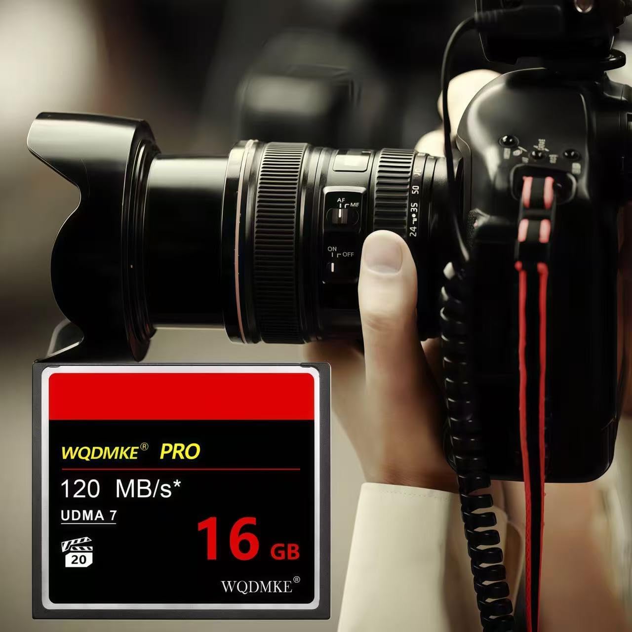 WQDMKE 16GB 120MB/s CF Memory Card High Speed UDMA Up to Camera Cards Designed