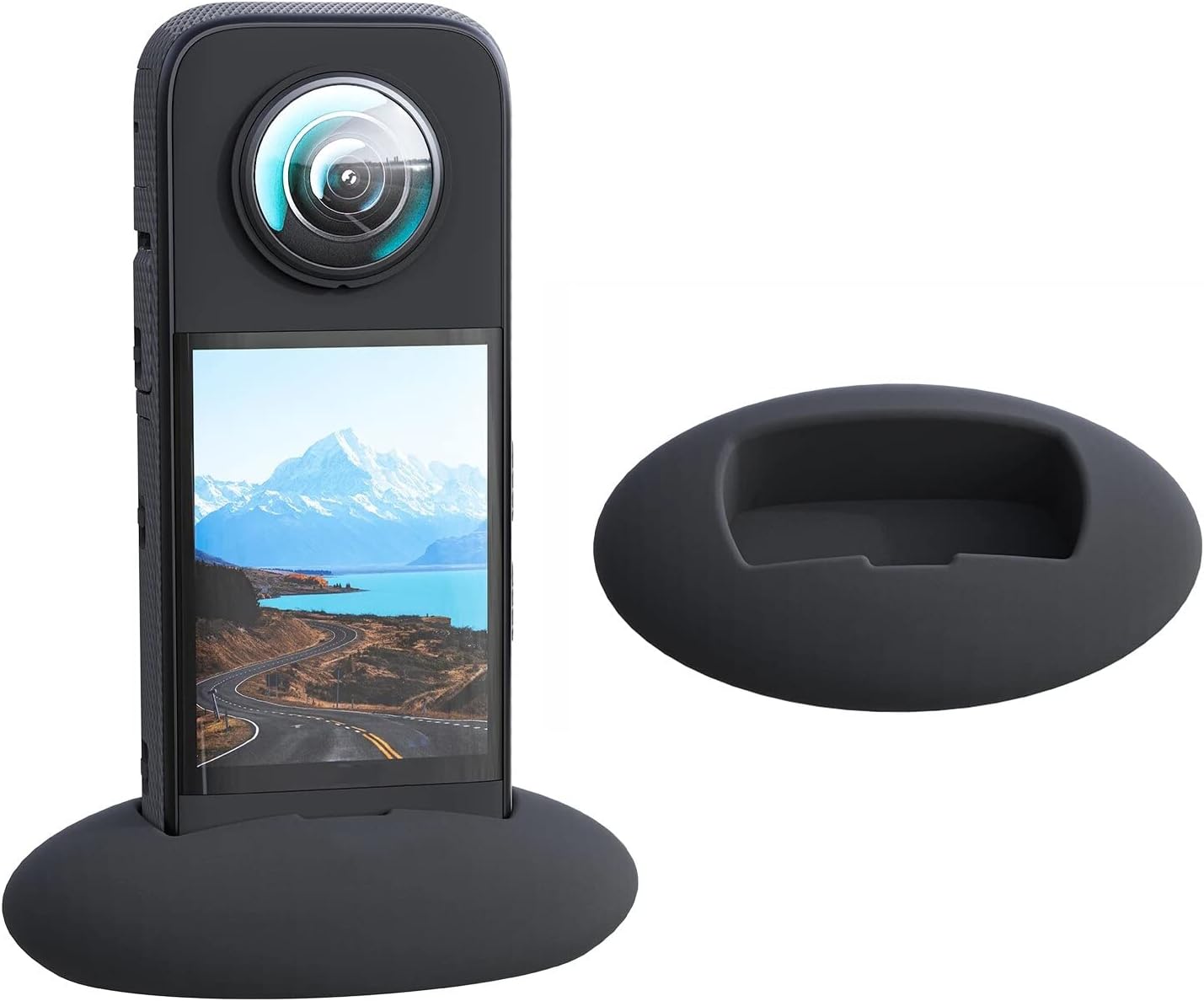 SWITMH Insta360 X3 Silicone Based Desktop Protection for Panoramic Action Camera Accessories Silicone Base