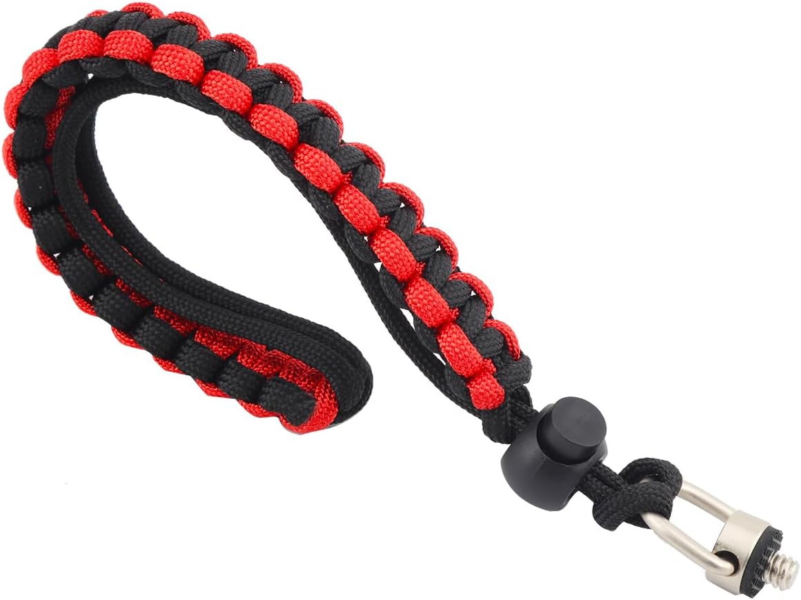 Rigdance 360 X3,Selfie 1/4 Camera Wrist Strap Lanyard for Insta Sticks, With D-ring Screw Lanyard for Cameras
