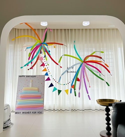 260 Clear Long Balloons - Skinny Stretchy Tie Balloons for Animal Making & Balloon Arches