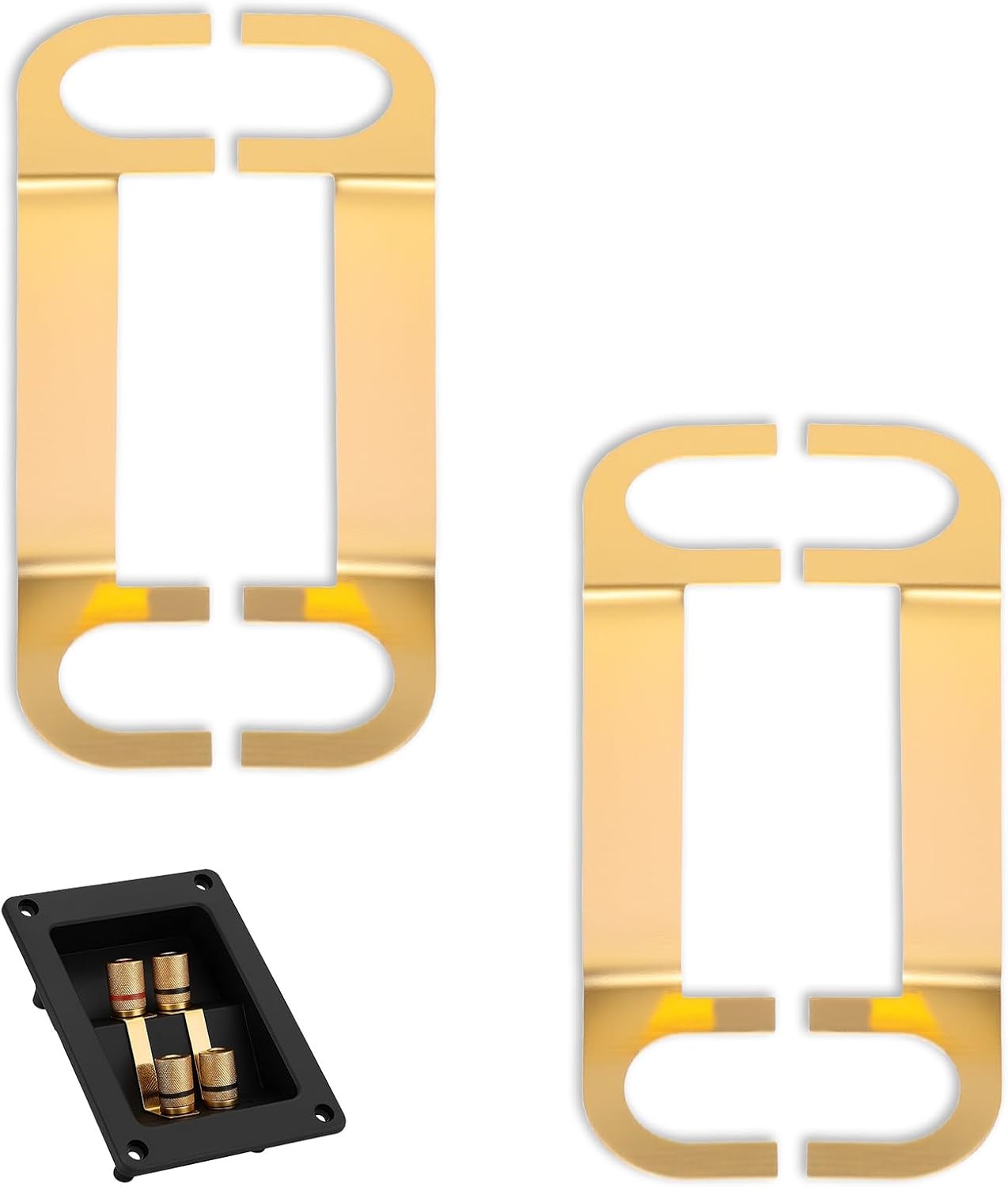 Styquenzer 4 Subwoofer Box Terminal, Pcs Speaker Terminals Connectors Speaker Terminal Cup Speaker Binding Post Screw