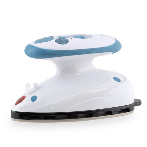 Dritz Mighty Travel Steam Iron: Mini Iron for Quilting, Crafts & Sewing, Compact Portable Travel Steamer for Home & On-the-Go Use