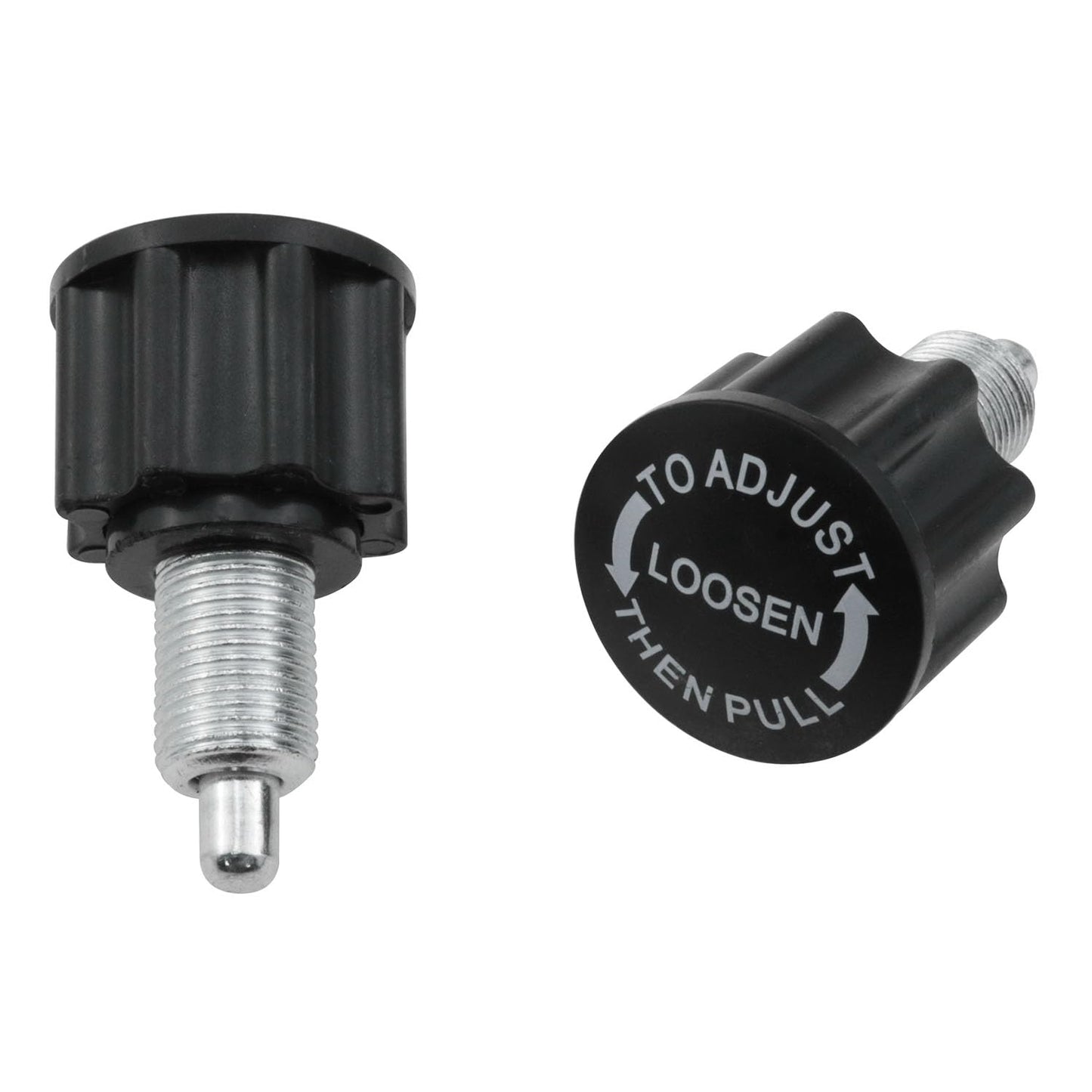 Zangc M18 pop-Out pin knob Pull pin Spring knob for Exercise Equipment Bicycle Equipment Exercise Bike Replacement Parts Black 2PCS (M16)