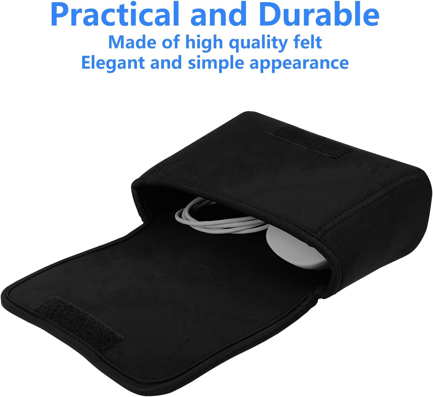 Kingshion Storage Medium Pouch Bag Cases Compatible with MacBook Power Adapter Accessories Laptop, Wireless Mouse