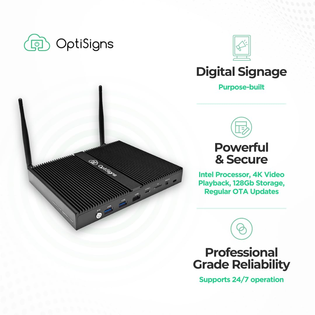 OptiSigns Pro Digital Signage Player