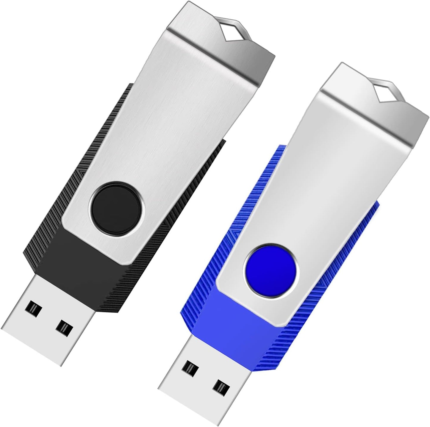 Wooolken 1GB 2.0 2 Pack Backup(1G, 2 USB Flash Drive Thumb Drives Jump Pen Drive Memory Stick with LED Light