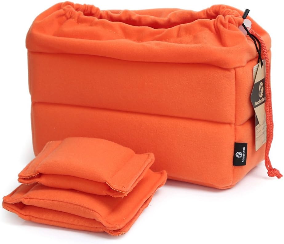 Koolertron Shockproof Camera Photo Bag for SLR TLR Camera Insert Partition Padded Case,Can be Put Directly Into the SLR