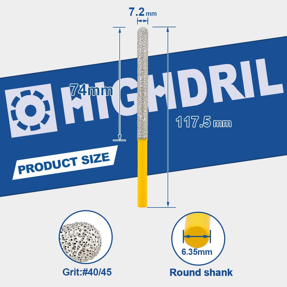 HIGHDRIL 13Pcs Diamond Hole Saw Kit and HIGHDRIL Tuck Point Pin Diamond Bit - 2pcs