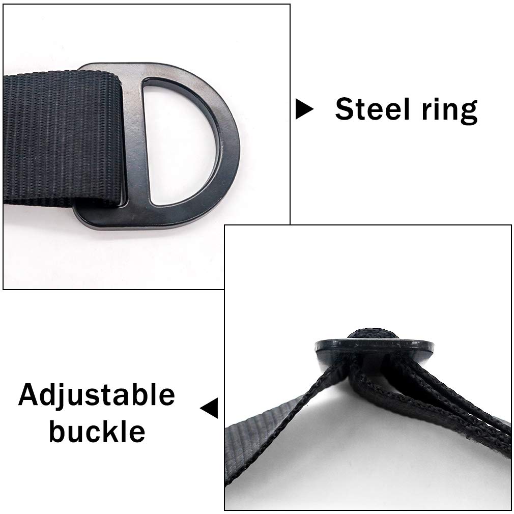 NewDoar Foot Ascender Loop for Climbing Tree Arborist (Black)