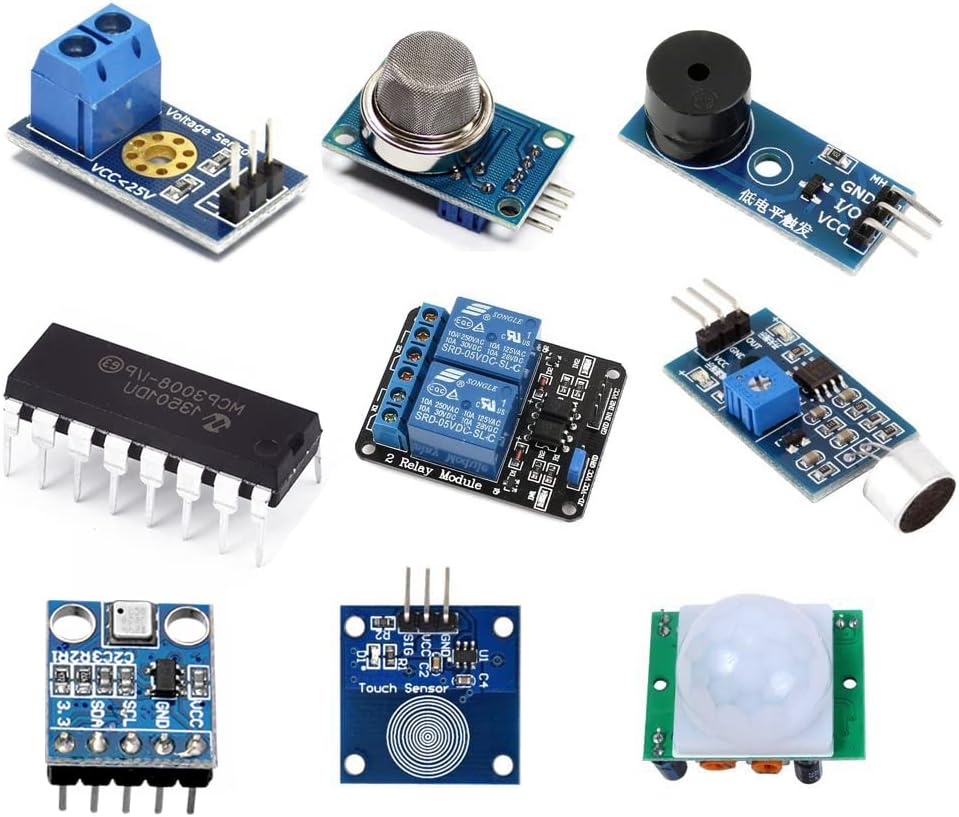 KOOKYE 16 1 in Smart Home Sensor Modules Kit for Arduino Raspberry Pi DIY Professional