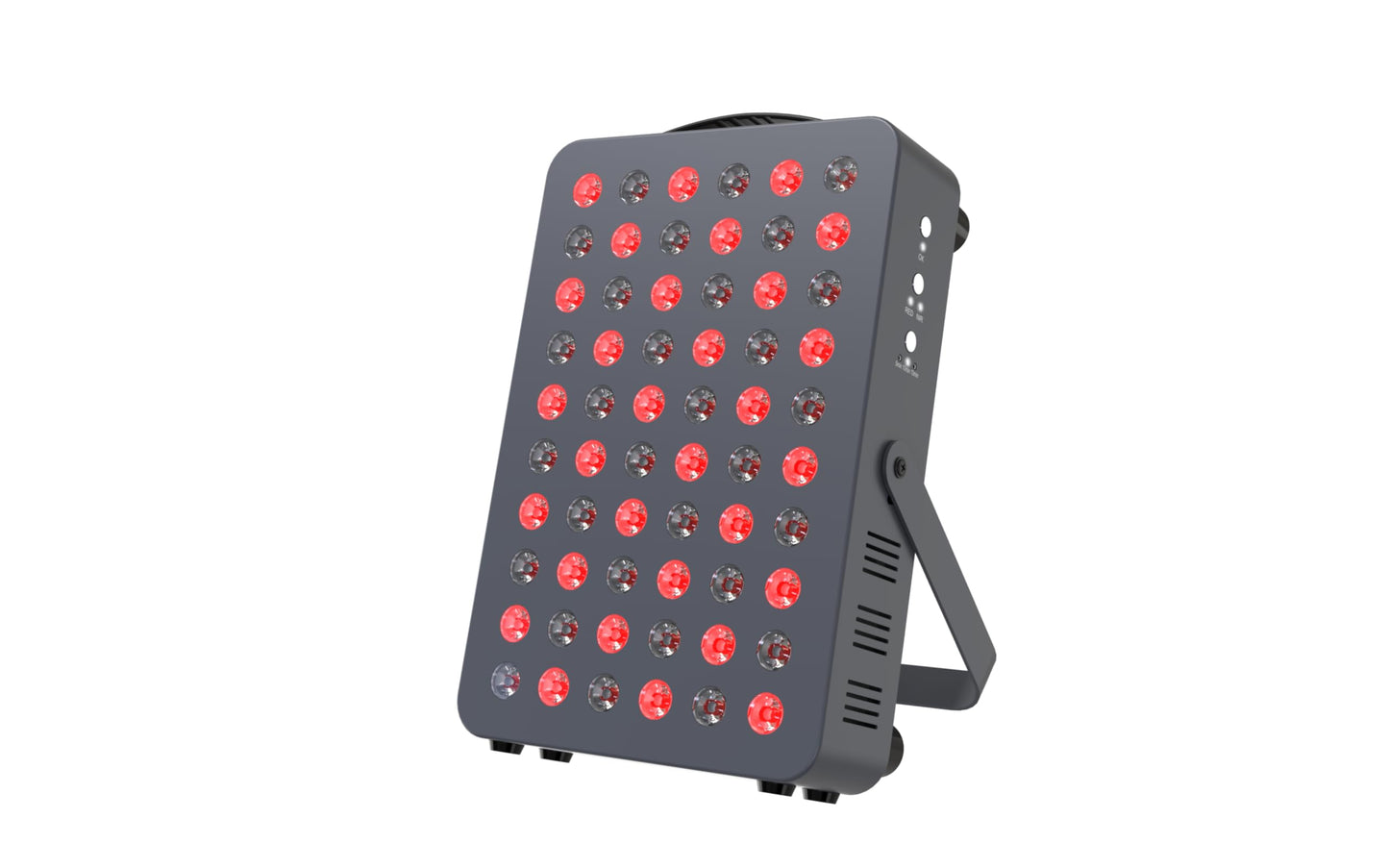 Hooga Red Light Therapy Panel – 660nm Red & 850nm Near Infrared Light Therapy Device, LED Light Therapy Lamp for Face & Body, 60 LEDs, Timer, Stand, Carrying Handle – HG300