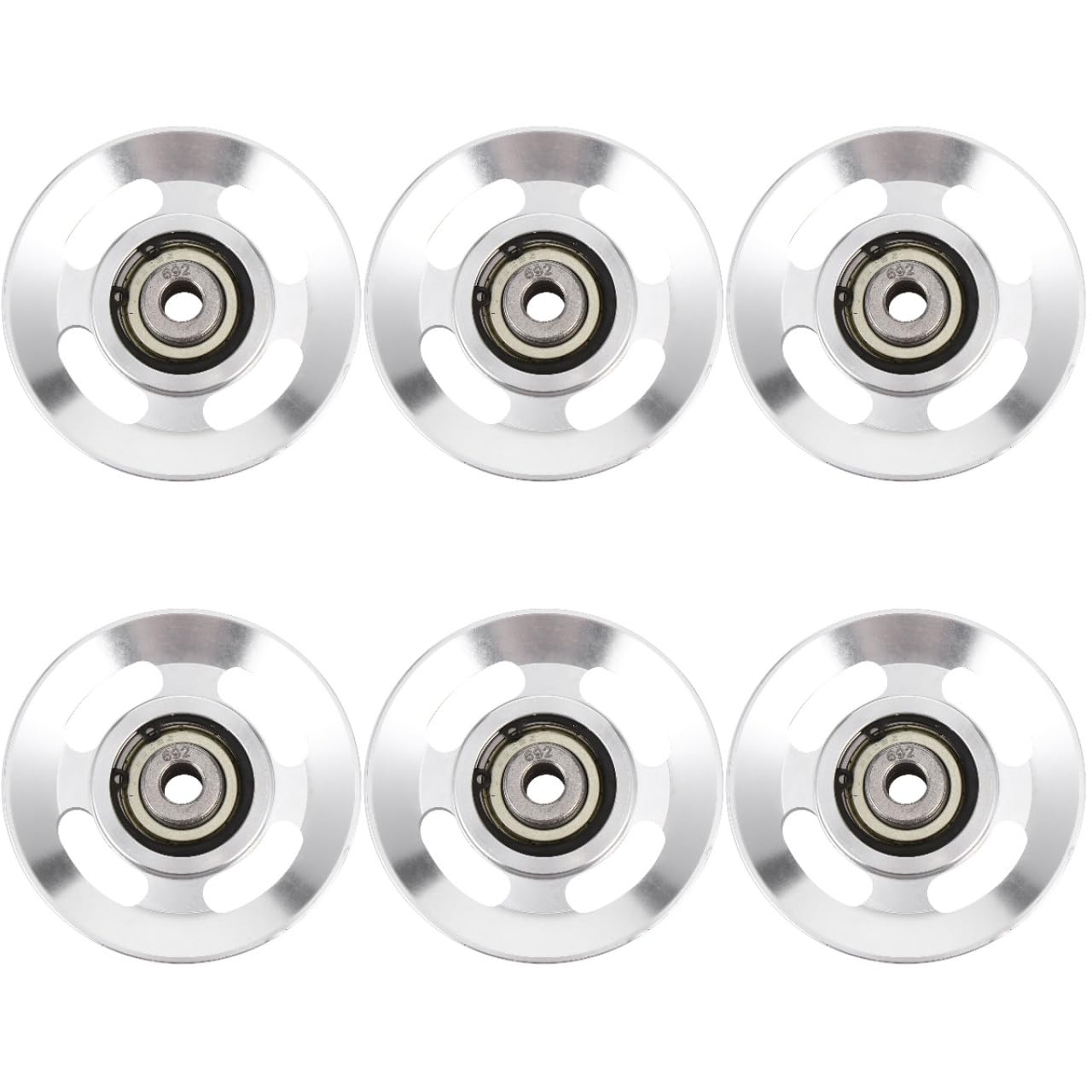 balacoo Heavy Duty Aluminum Cable Pulley Wheel 3.46x4.72in, Smooth Bearing System for Home & Commercial Gym Equipment, Easy Install Replacement Part for LAT Pulldown, Row Machine