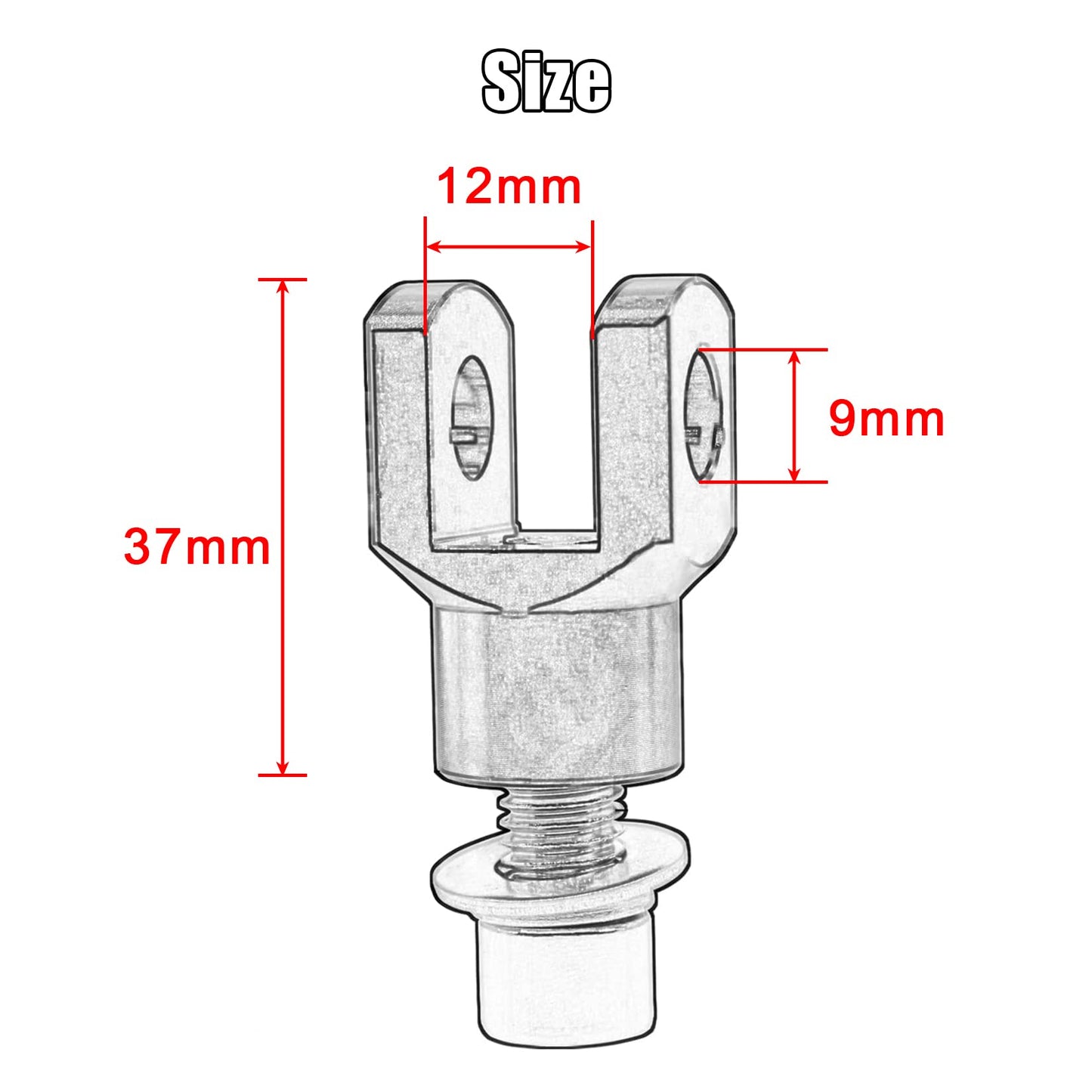PSLER Rear Passenger Foot Pegs Support Mount Motorcycle Footrest Clevis Kits for Softail FXST Low Rider Sport Glide Dyna FXR FX, Chrome