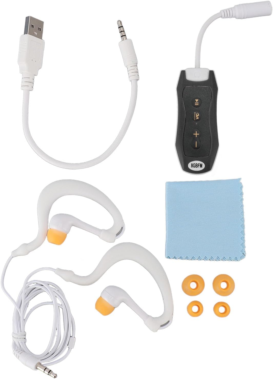 FOSA MP3 Swimming (8GB) Player, Music Player Portable, Premium Material, Hydrodynamic Design, Excellent Sound