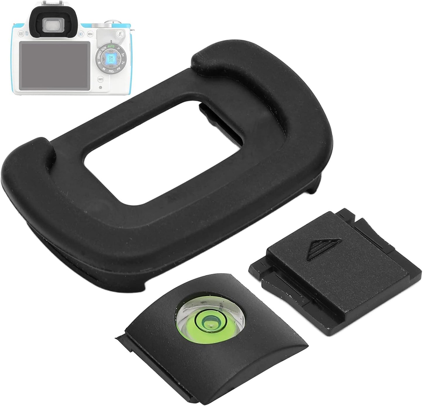 Sets K5IIS K5II K30 K50 K5 KS1 Viewfinder Eyecup Cold Shoe Cover Horizon Level for Camera - Multi Protection, Precise