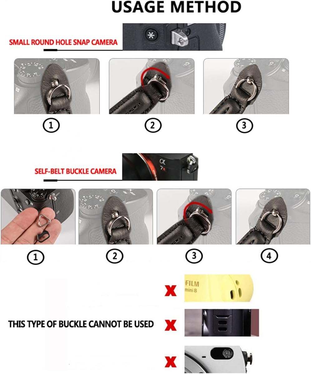 Eorefo 100cm Camera Strap Vintage Nylon Climbing Rope Camera Neck Shoulder Strap for Micro Single and DSLR Camera(Rose