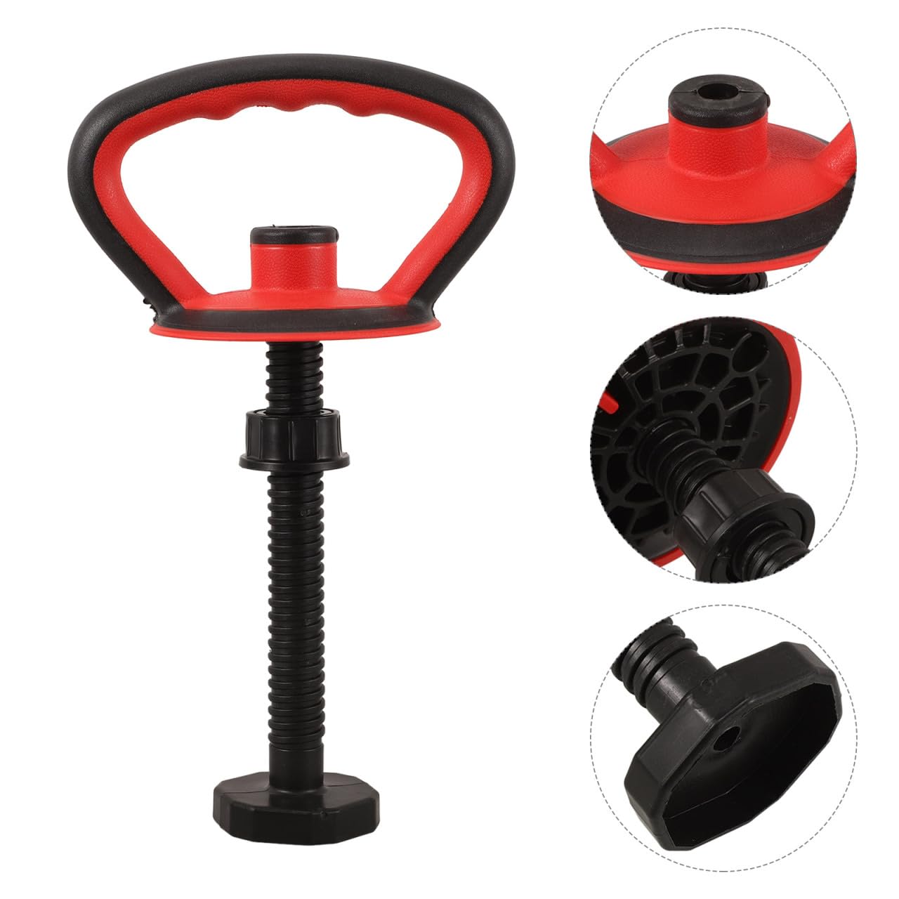 BESPORTBLE Fitness Kettlebell Accessories - Adjustable Weight Kettlebell Handle and Base Nut Set for Home Gym Multi-Functional Gym Accessories for Workout