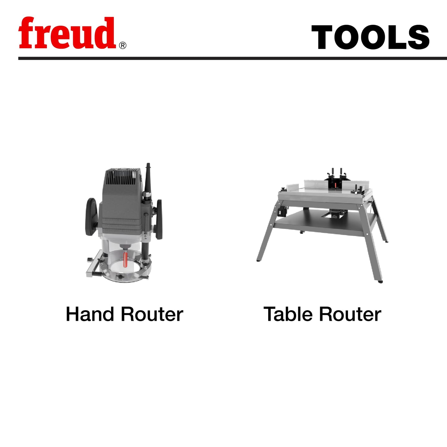 Freud 91-206: Six Piece Decorative Edge Quadra-Cut Router Bit Set