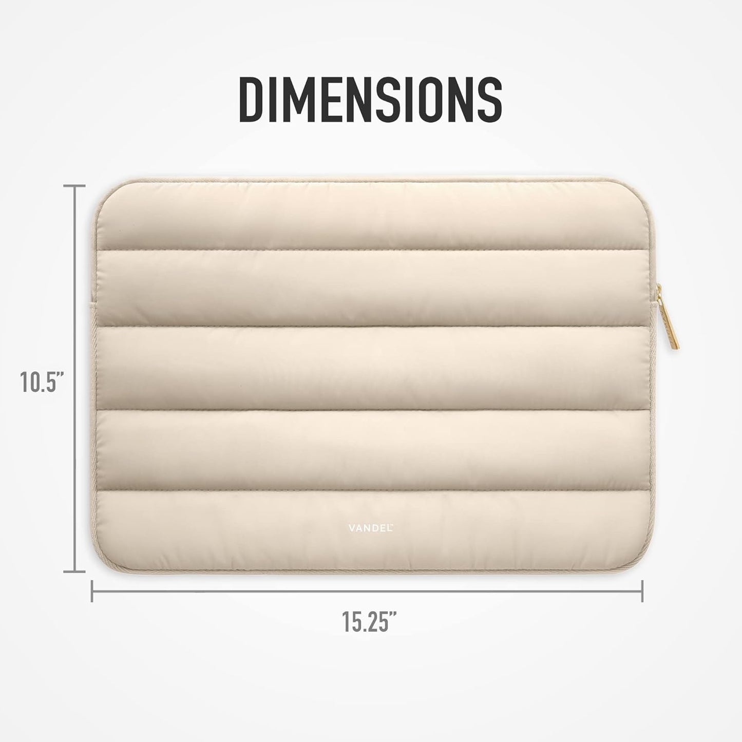 VANDEL 15-16 Inch 16 15.6 Inch 15.6 - The Original Puffy Laptop Sleeve Sleeve for Women and Men MacBook Pro in Case