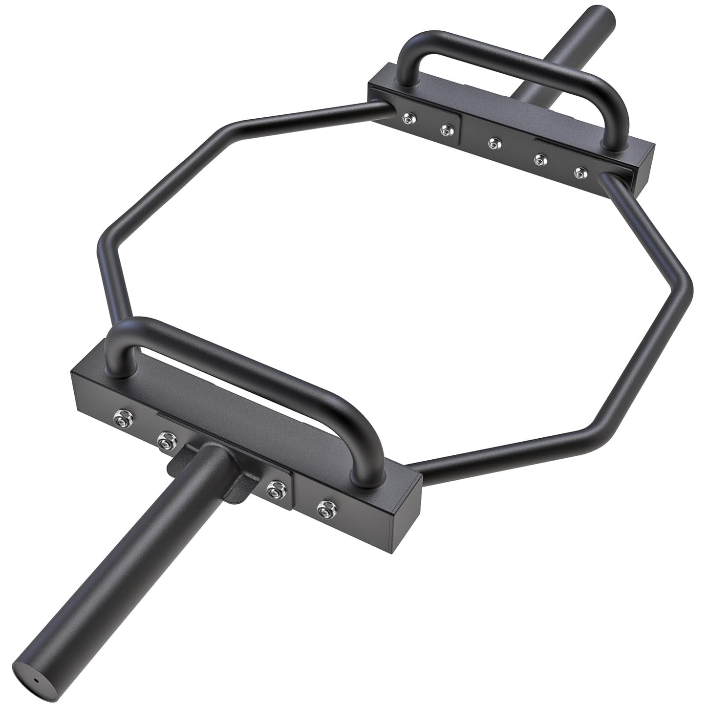 SELEWARE Trap Bar Hex Bar for Deadlift, Olympic Hex Barbell Deadlift Trap Bar, 500 LBS Capacity Heavy Duty Weight Lifting Hex Bar Strength Training Equipment for Home Gym, Squats, Shrugs