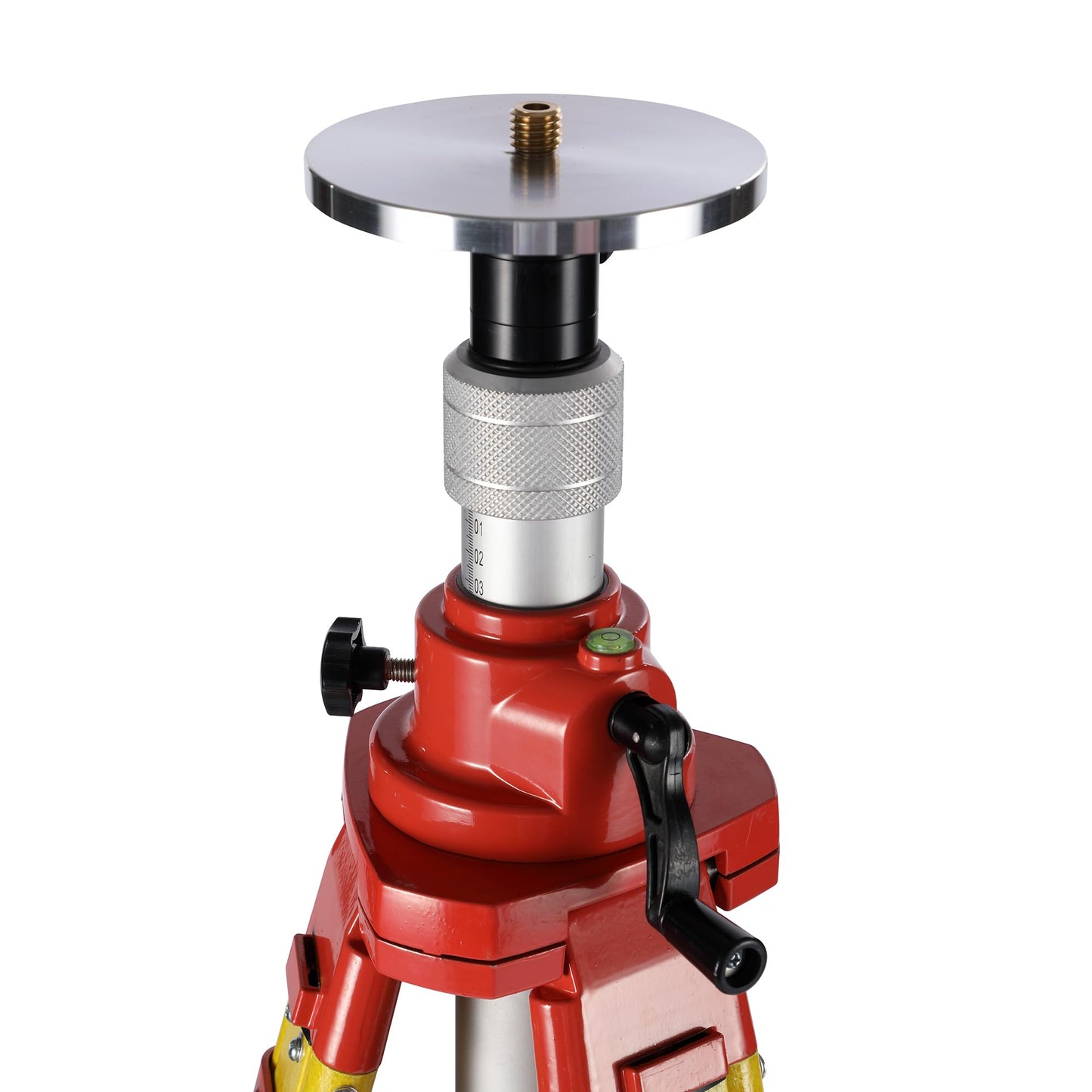 AdirPro Giant 157" Wood/Fiberglass Elevating Tripod, Heavy Duty Multifunctional Tripod for Rotary Lasers - Great for GPS and Robotic Surveying Instruments