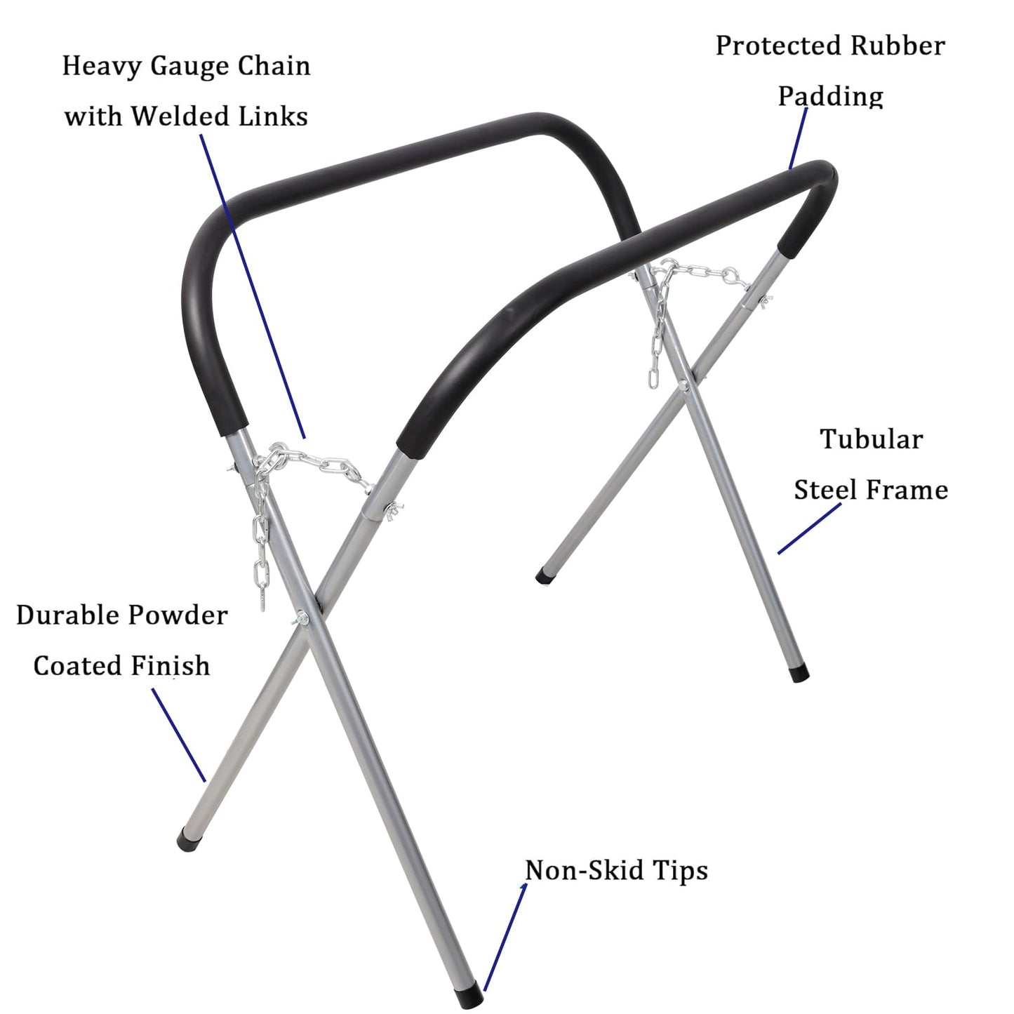 Portable Work Stand,Heavy Duty Workbench,750 Pound Capacity,Adjustable, Padded,Powder-Coated Steel, Rubber Feet, Automotive Fender Stand for Garages, Repair Shops, and DIY