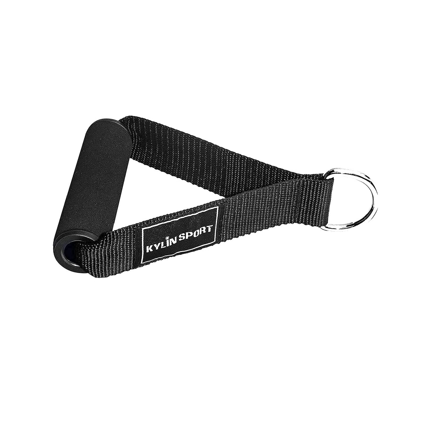 KYLIN SPORT 1 Pair of Resistance Bands Exercise Handles for Gym Heavy Duty Nylon Straps Foam Handles Replacement Fitness Equipment