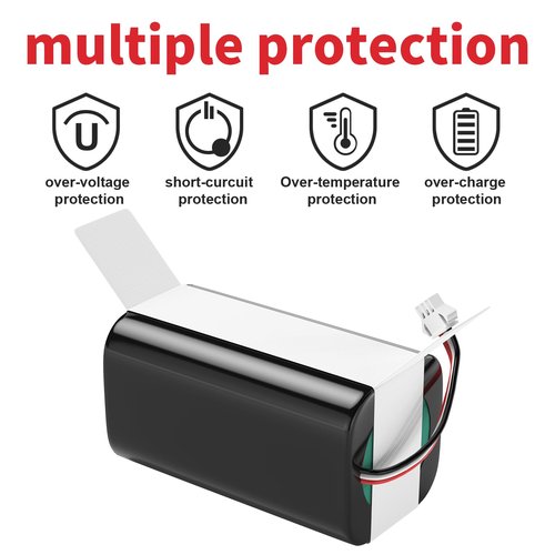 JIIKER Replacement Battery Compatible with eufy G40 Series,G30 Series,RoboVac 11/11S/11S+/11S MAX/12/15C/15C MAX, G10 Hybrid, G20, G30, G35, G35+,RoboVac Vacuum