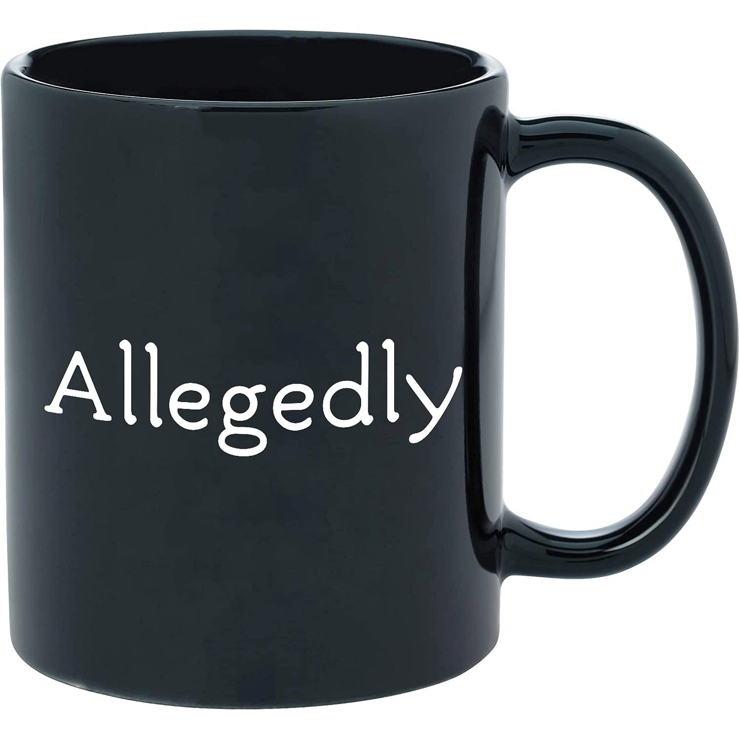 MargoDream Lawyer Gifts Appreciation Funny Mug Allegedly Coffee Cup Gift For Men For Woman Black 11 Oz