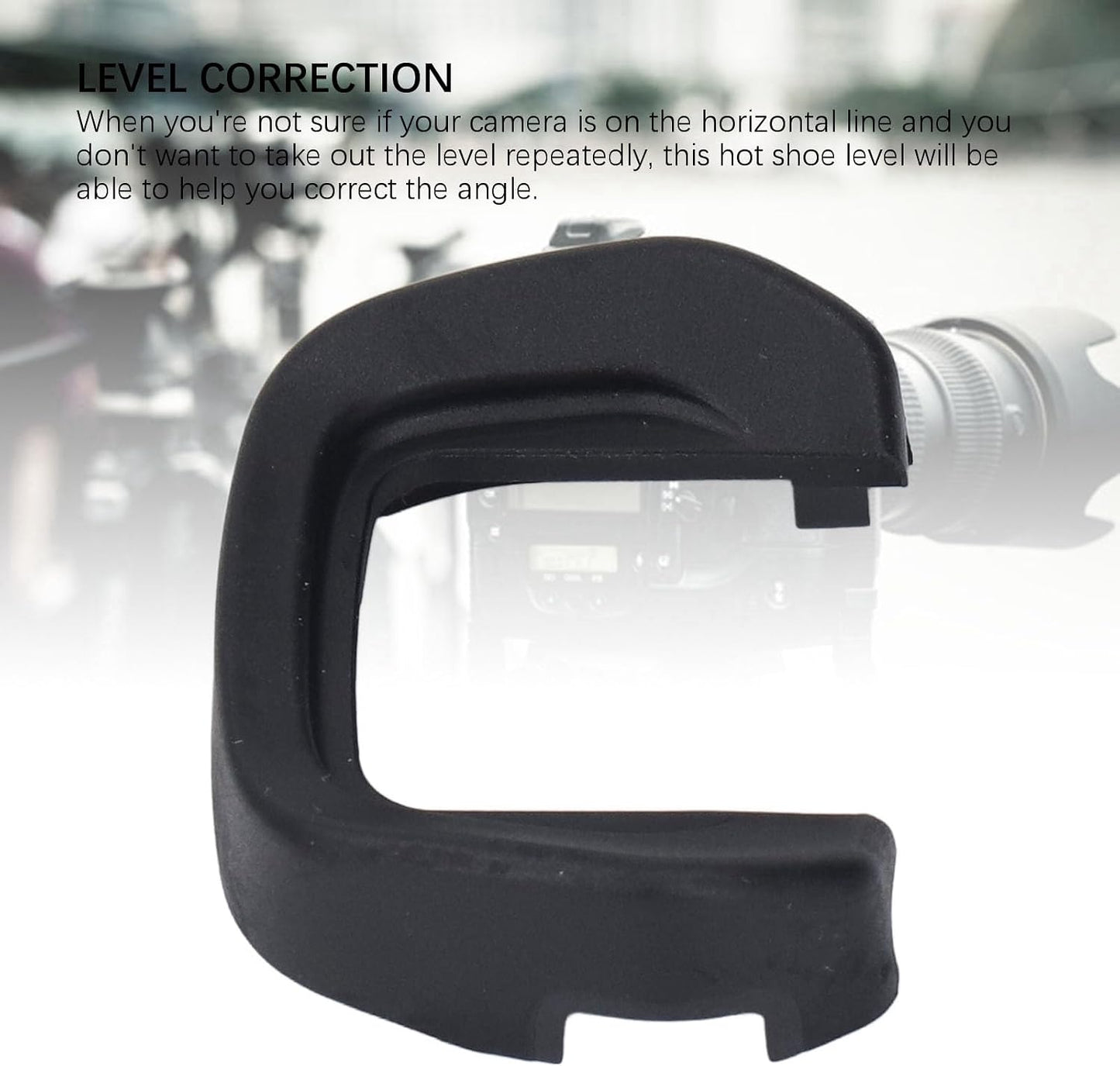 Camera Viewfinder Eyecup with Level Hot Shoe, ABS Material, Compatible with R Camera - Durable Protection, Angle