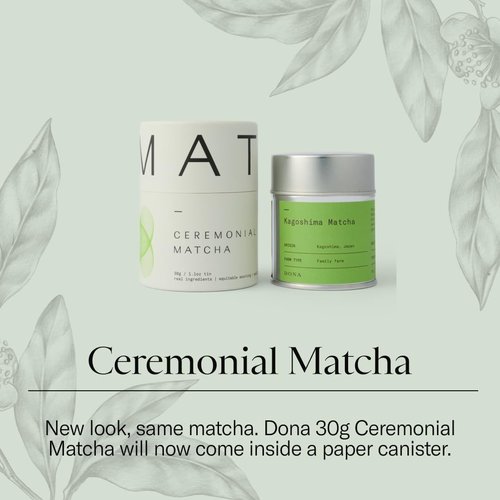 Dona First Flush Ceremonial Grade Matcha - Stone-Milled from Shizuoka & Kyoto | 1.1 Oz Airtight Tin