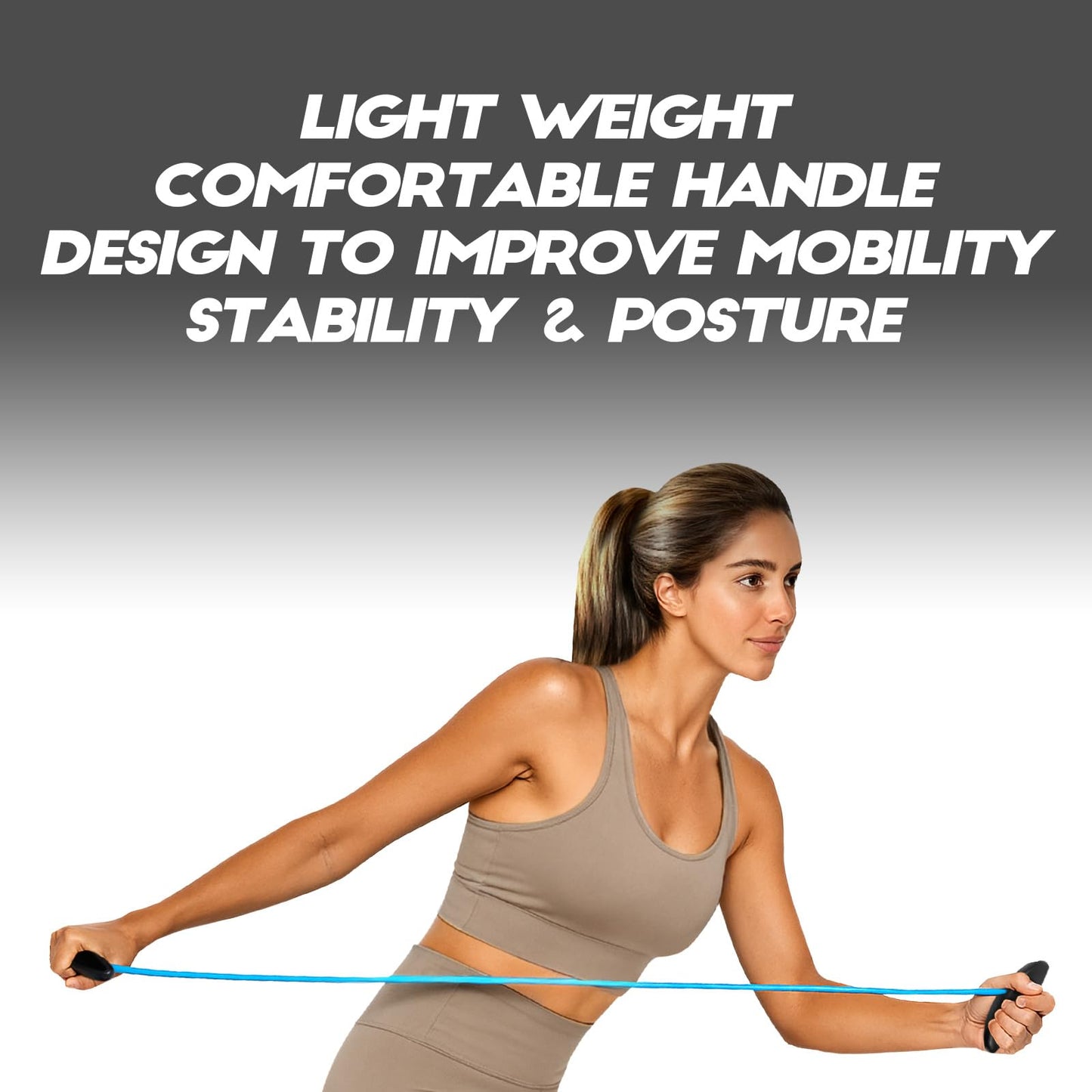Usmack Resistance Bands for Arm - Home Fitness Equipment for Upper Body Toning, 20 lb Exercise Bands to Improve Mobility & Stability, Portable Resistance Bands for Women Men