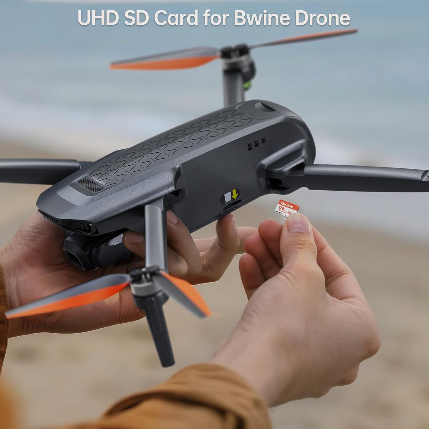 Bwine 128G 100MB/s, 4K 1 Micro SD Card, Read Speed up to UHD Video Support, Compatible with Digital Camera, Drone