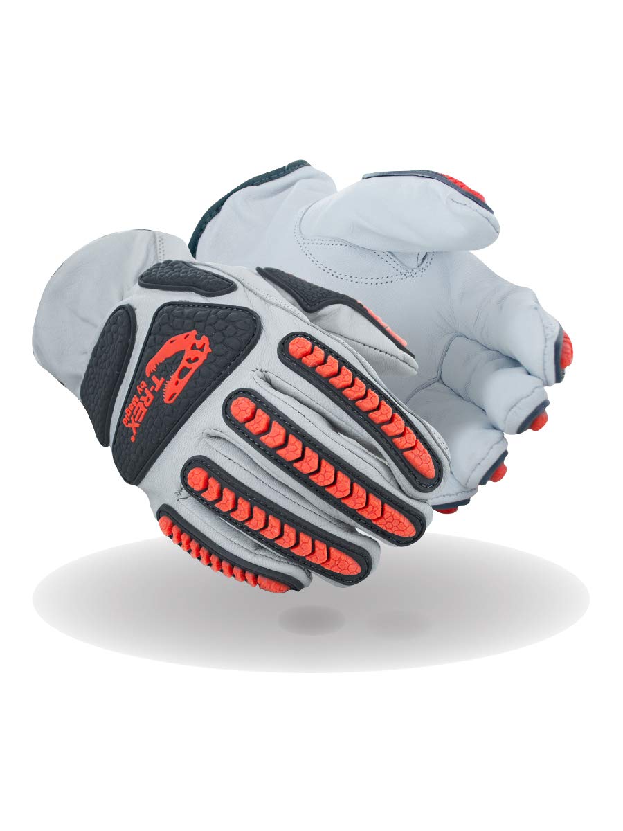 Magid T-REX TRX818 Impact Gloves, Goatskin, A5, 6 Pairs, Size 10/XL