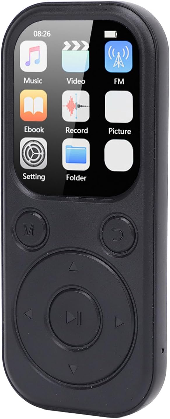 Bewinner 5.4 MP3 2.01 Inch 128GB 500mAh 32G Bluetooth Player with HiFi Sound, IPS Screen, Supports Memory Card