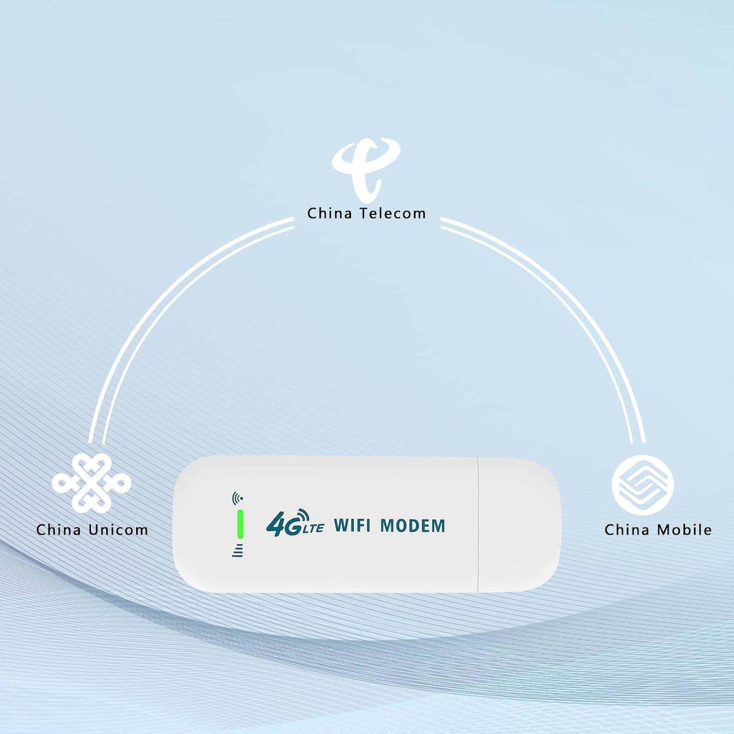 VSVABEFV 150Mbps 4G Portable Sim Hotspot WiFi Dongle Unlocked Mobile Wireless Network Hotspot Device LTE Modem Router
