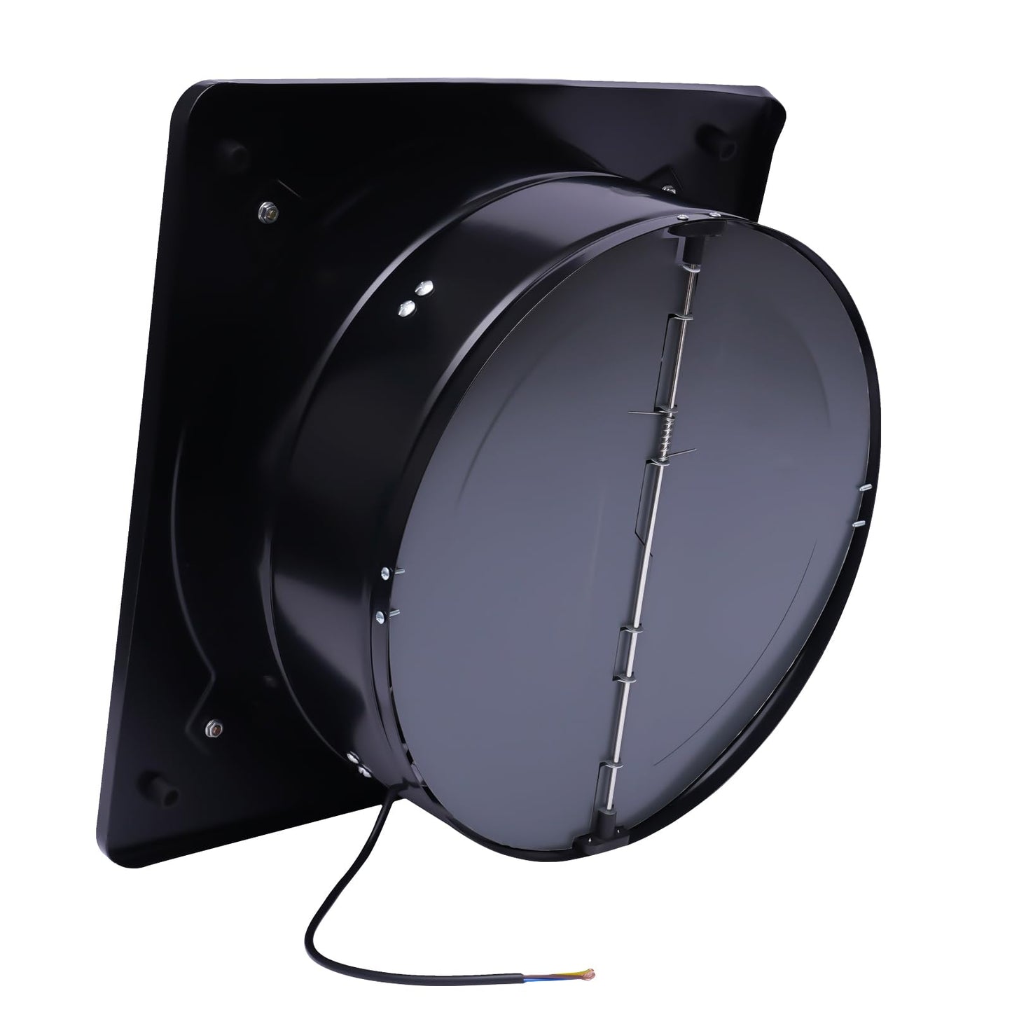Wall Mounted Explosion Proof Fan, Industrial Axial Exhaust Fan with 750W 2800 Rpm Backdraft Damper & Thickened Protective Mesh Noise Free Square Kitchen Extractor Fan for Workshop Warehouse Apartment