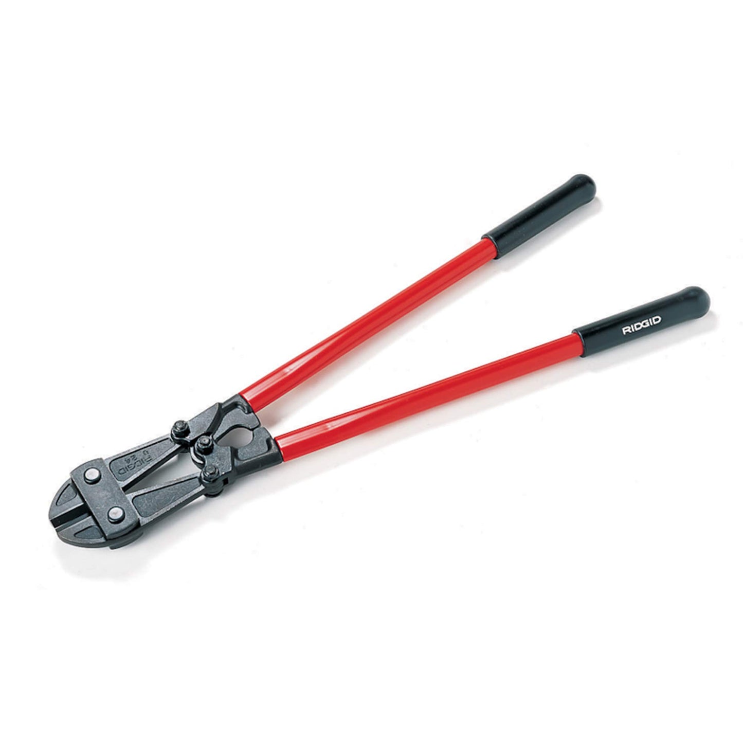 RIDGID 14223 Model S24 Bolt Cutter, 24" Heavy-Duty Bolt Cutter with Hardened Steel Alloy Jaws, 7/16" Soft, 3/8" Medium, and 5/16" Hard Capacities, Red/Black