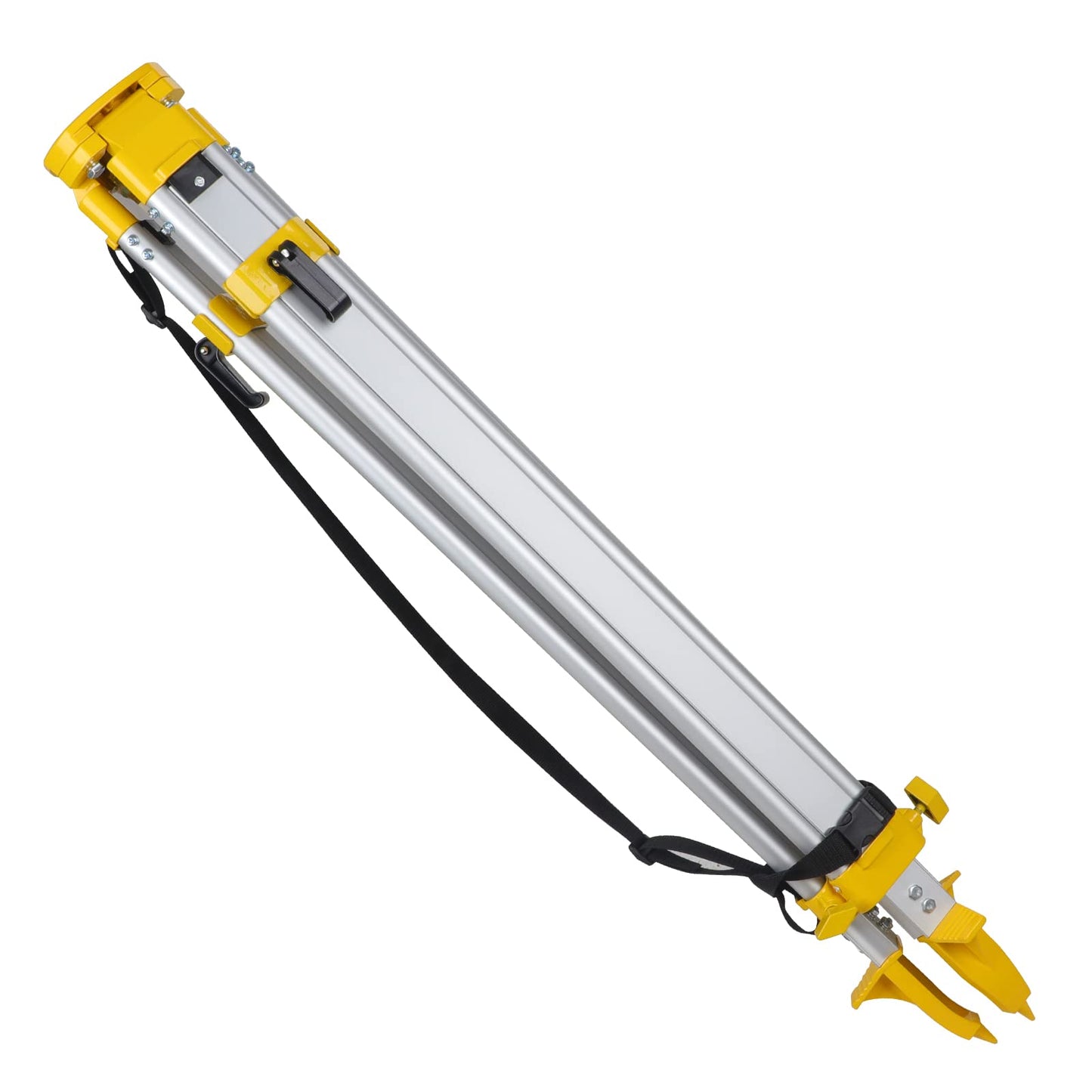 Firecore 16 Ft Aluminum Construction Grade Rod & Heavy Duty Aluminum Survey Tripod with 5/8" - 11 Thread Flat Head Quick Clamp