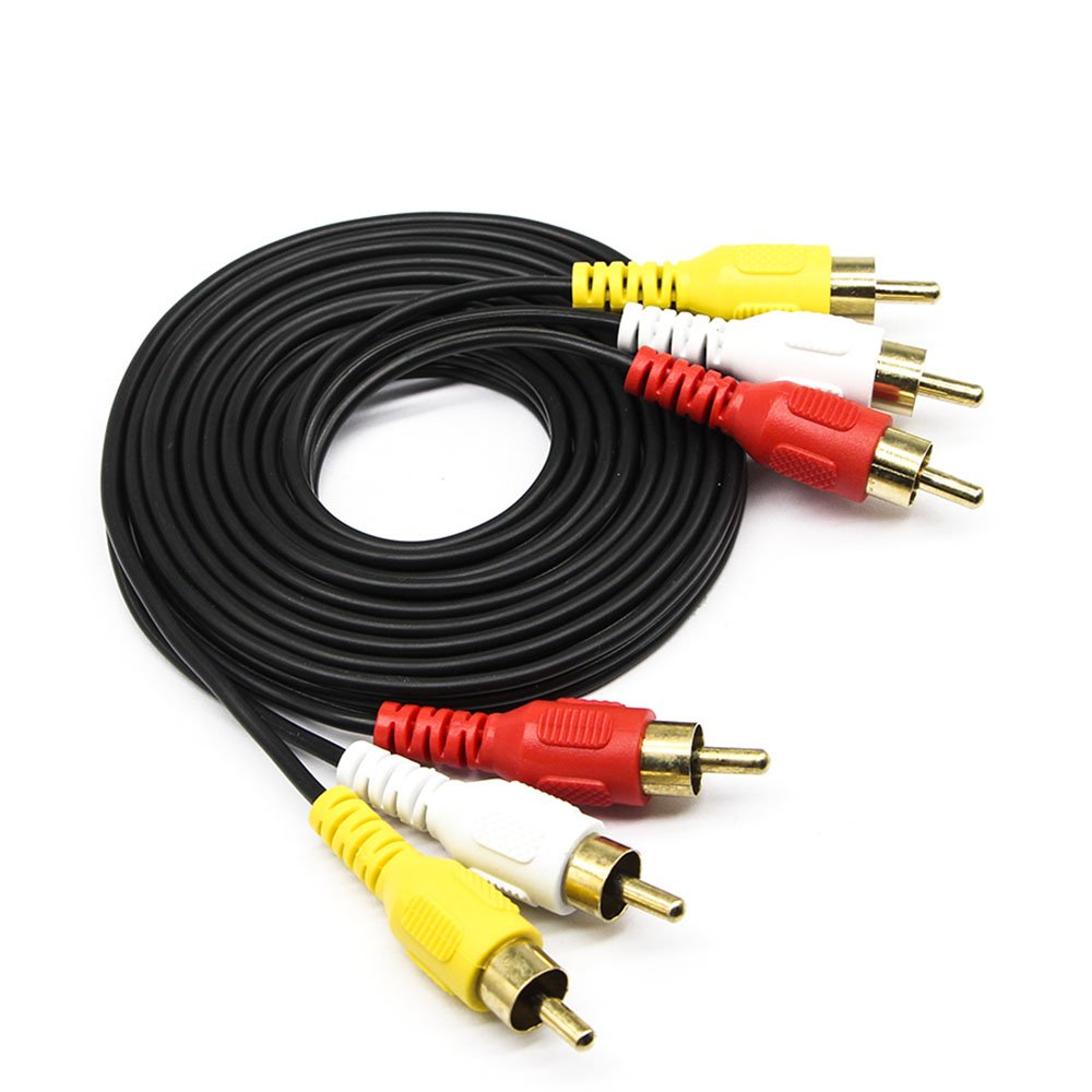 Cable,3RCA 3RCA Smartphones,MP3, 3RCA 3RCA 3m QiCheng&LYS RCA to RCA AV Camcorder Video Male to Male Plug Stereo Audio