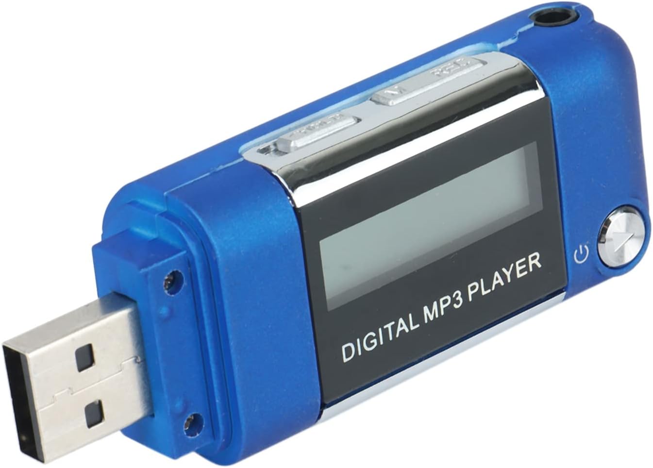 Lizusidtsy Mp3 4GB 500179214A1 Player U Disk Music Player Supports Replaceable AAA Battery, Recording (Blue)