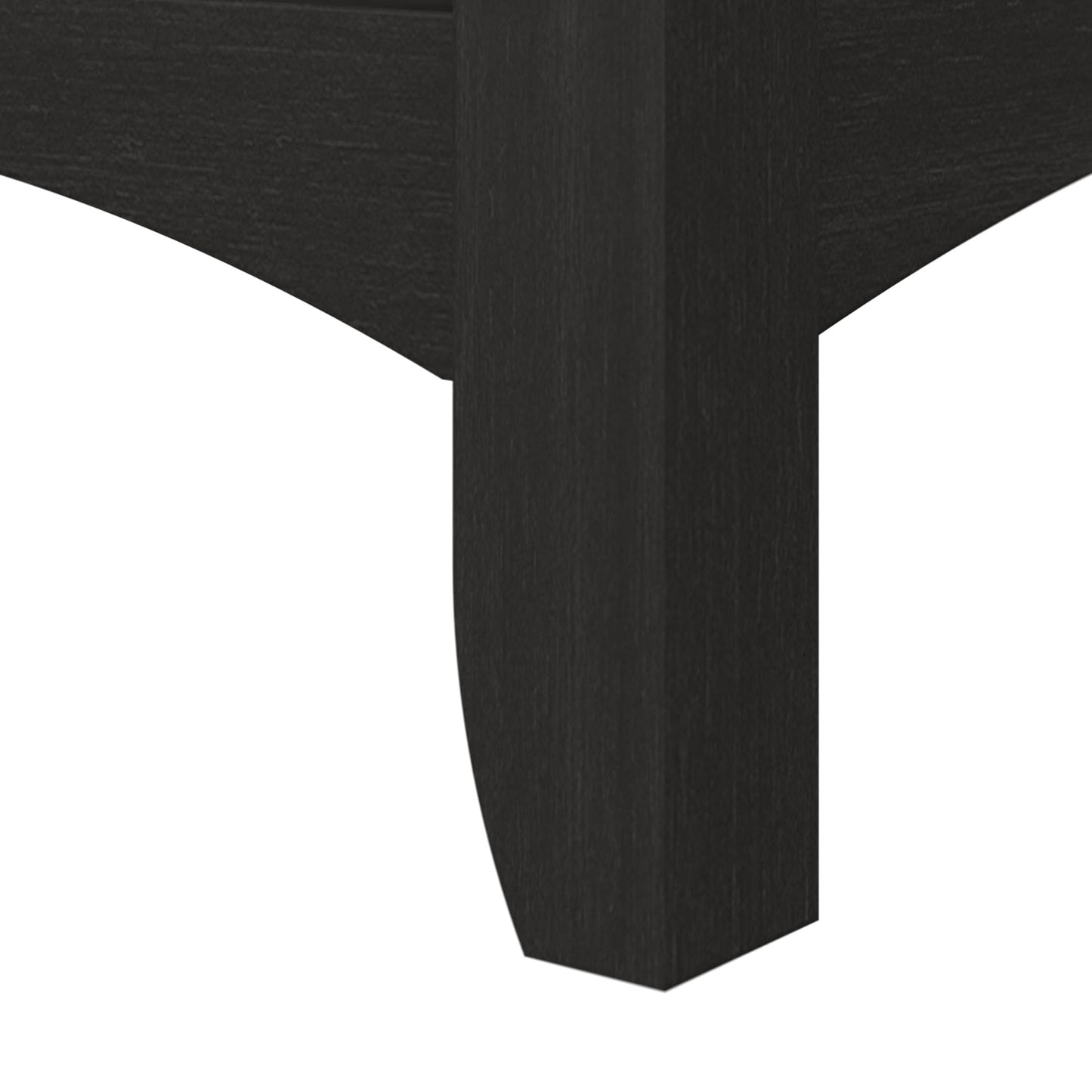 Bush Home Salinas Computer Desk with Hutch | Study Table with Drawers, Cabinets & Pullout Keyboard/Laptop Tray | Modern Home Office Desk in Vintage Black | Work Desk with Storage