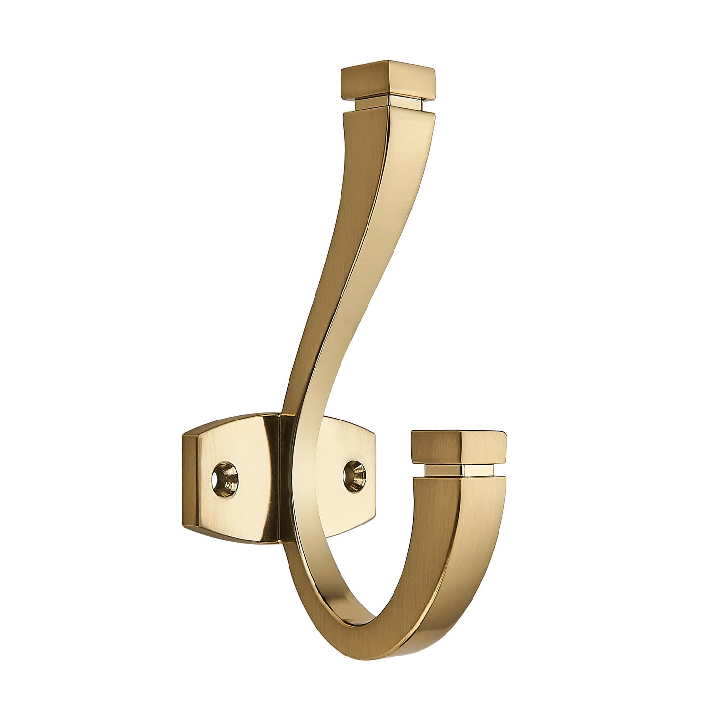 TUNNY Coat Hooks -5 Pack Champagne Bronze Towel Hooks Robe Hooks Decorative Wall Hooks for Bathroom Bedroom Kitchen Towel Robe Clothes Cabinet Closet Bathroom Hardware