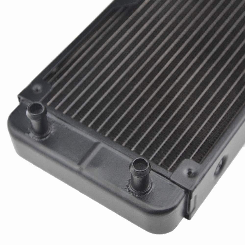 BXQINLENX 18 Pipe Aluminum Heat Exchanger Radiator for PC CPU CO2 Laser Water Cool System Computer 360mm(A)