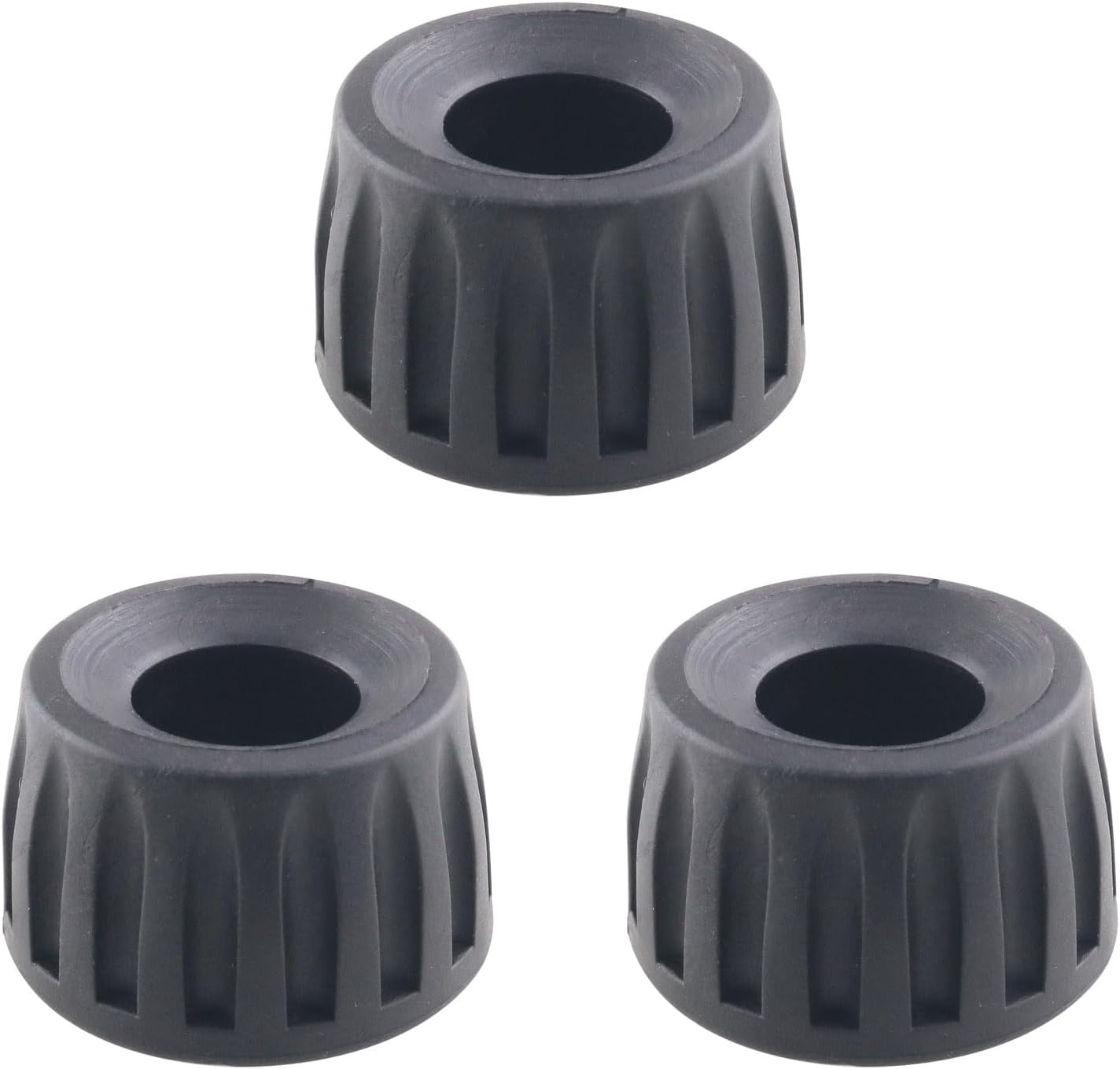 WHYHKJ 3PCS (15mm) Rubber Tripod Feet Accessory for Camera Non Slip Tripod Replacement Provides Stability for Indoor