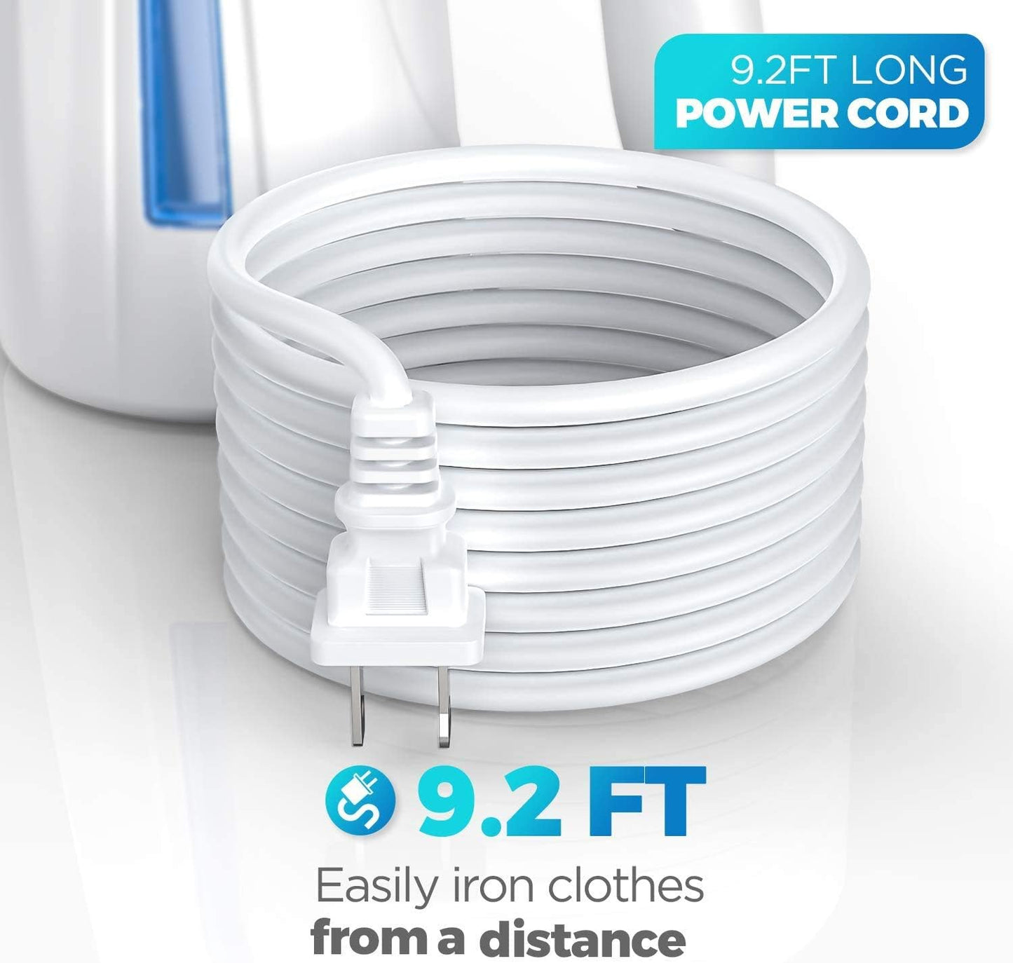 OGHom Handheld Clothing Steamer - 240ml Portable Travel Steam Iron for Garments | 120V Only